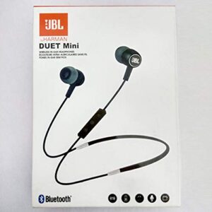 Duet Mini Magnetic Neckband Bluetooth Headset with Mic, Extra Bass Stereo, Lightweight and Sweat Proof