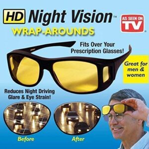 Anti-Glare Polarized UV Protected Day and Night HD Vision Rectangular Men's Goggles for Car, Driving Bike Drivers