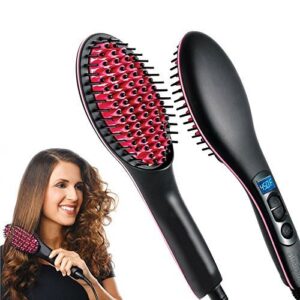 Simply Straight Hair Straightner Black (Brush Style)