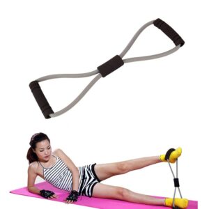 Figure 8 Yoga Fitness Workout Exercise Band Soft Latex Figure 8 Yoga Fitness Workout Toning Resistance Tube Exercise Band for Women