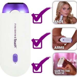 Finishing Touch Hair Remover | Rechargeable Instant Painless Facial Body Hair Remover Trimmer Shaver for Men and Women